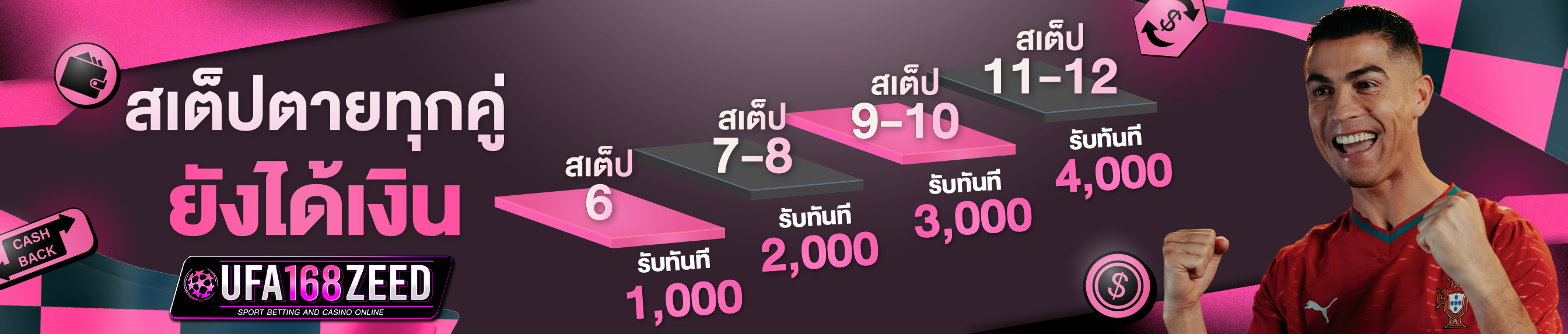 [เก่า] สเต็ปตายทุกคู่ ยังได้เงิน